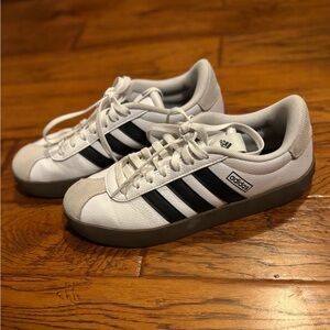 Adidas Women’s White and Black Sneakers